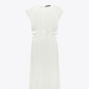 Zara White Maxi Dress